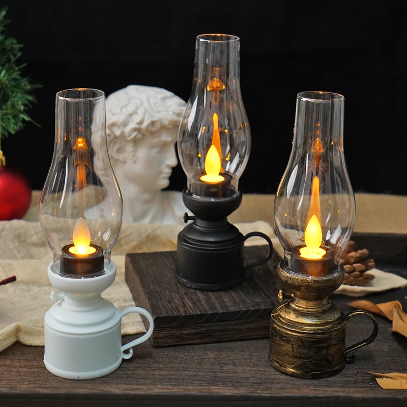 ✨Christmas Sale-49%🕯️LED Vintage Kerosene Lamp Electronic Swing Candle🔥