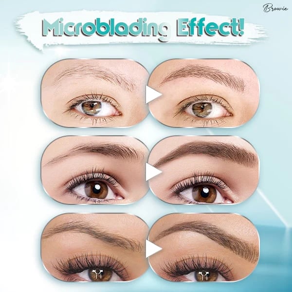 🔥 Waterproof Microblading Eyebrow Pen 4 Fork Tip Tattoo Pencil