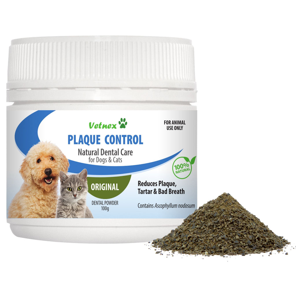 Vetnex Plaque Control Natural Dental Care Powder Original for Dogs & Cats