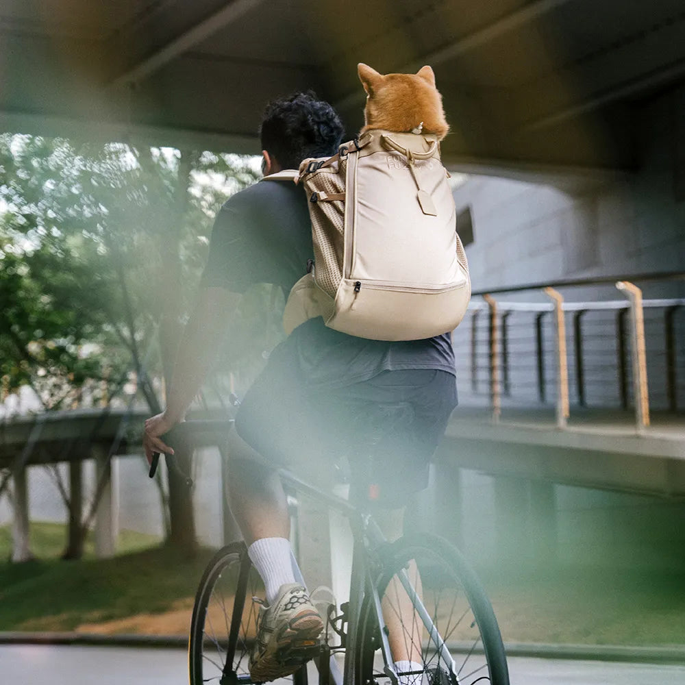 Dog Carrier Backpacks Dog Rucksack Dog Bike Carrier  - Urban Roaming