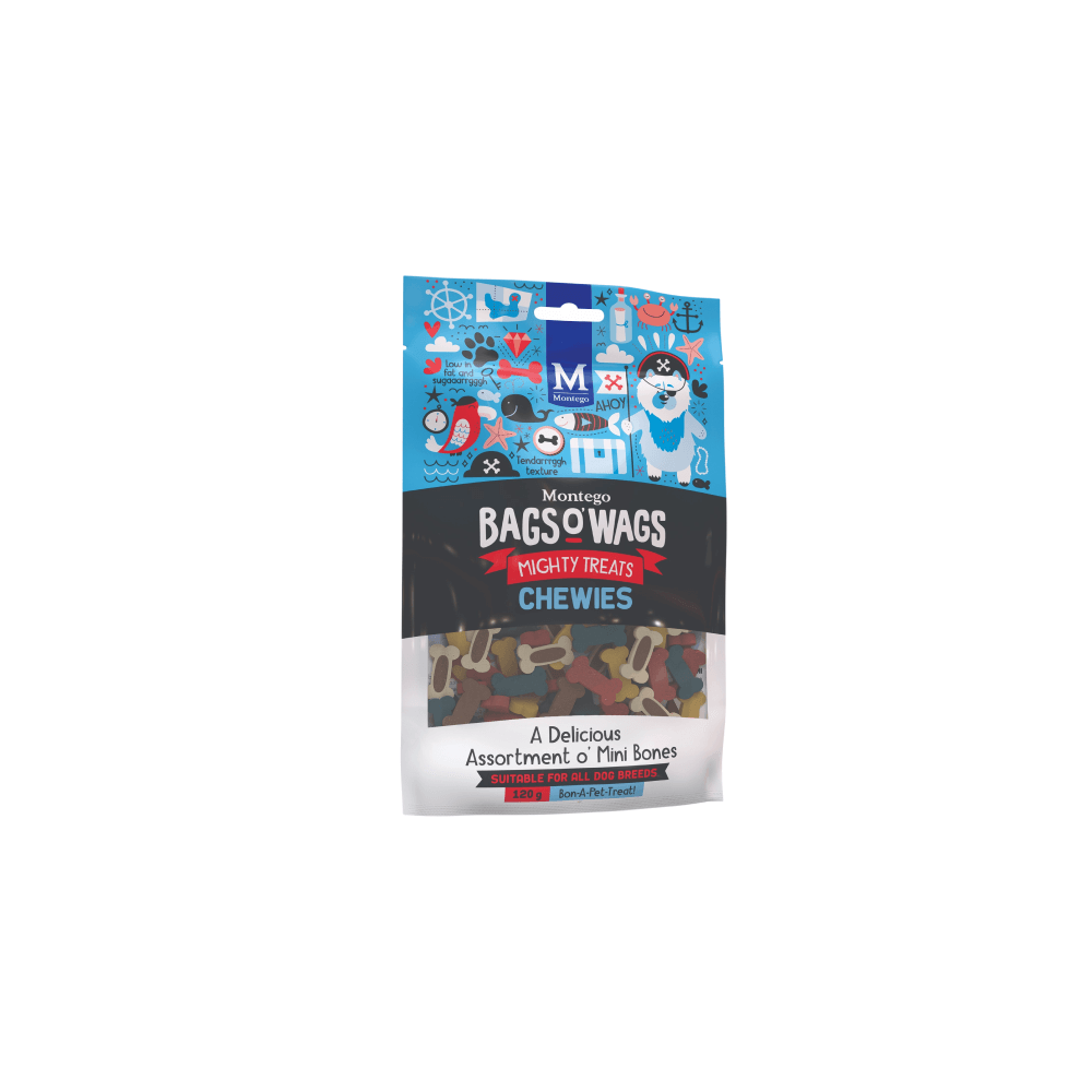 Bags O' Wags Chewies Mini Bones Dog Treats