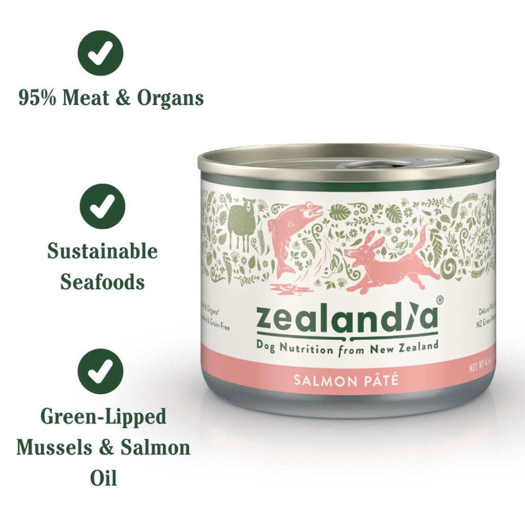 ZEALANDIA Premium Wet Dog Food Salmon Pate