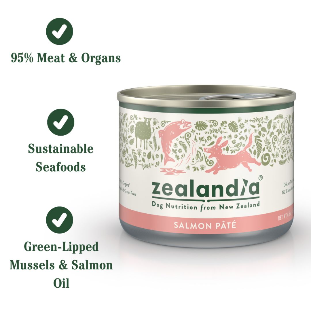 ZEALANDIA Premium Wet Dog Food Salmon Pate
