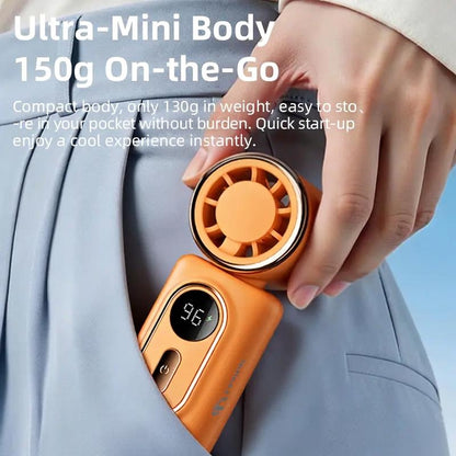 🏖️LAST DAY SALE ONLY ￡12.99!!🎁🔥Zephyra™ 3000mAh USB Clip Fan – 180° Rotatable, Ultra-Portable 🌬️ | For Travel ✈️, Office 💼, Kids 👶 | Clips Anywhere! 🇬🇧