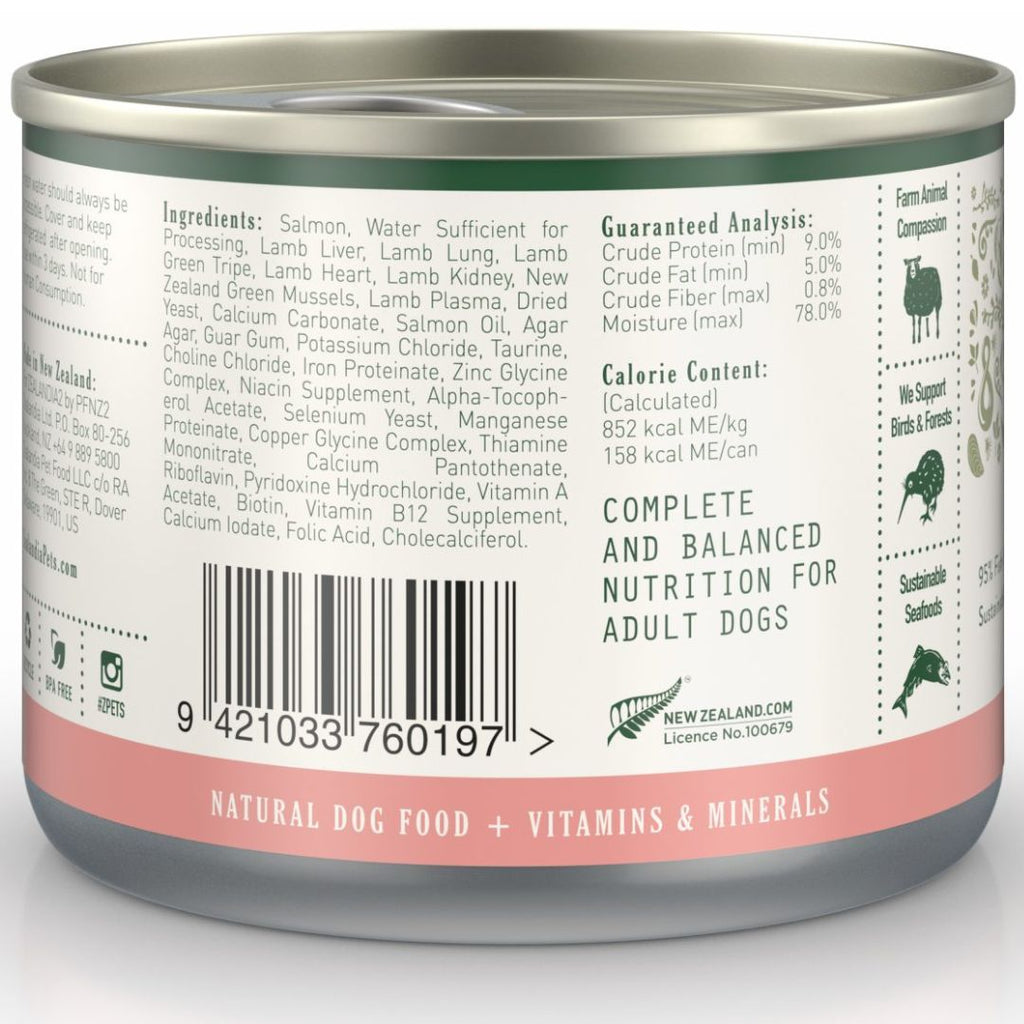 ZEALANDIA Premium Wet Dog Food Salmon Pate