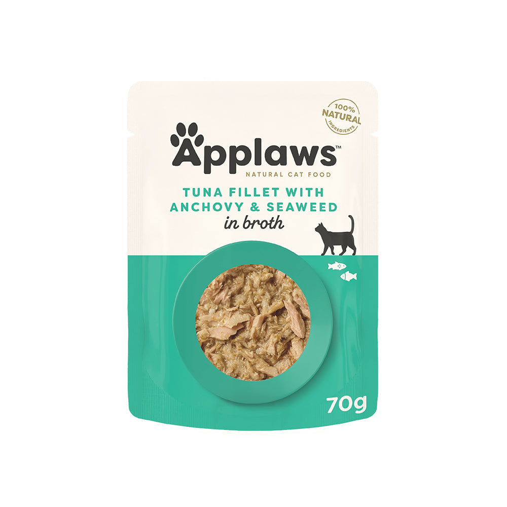 APPLAWS Tuna with Anchovy Wet Cat Food Pouch