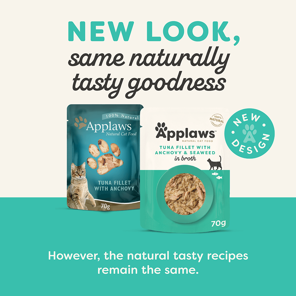 APPLAWS Tuna with Anchovy Wet Cat Food Pouch