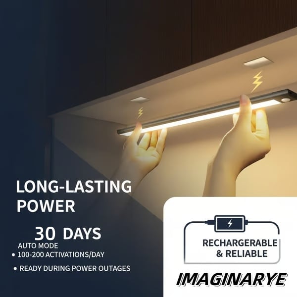 🎁Last Day Buy 2 Get 1 Free💡Punch-free Smart Sensor Magnetic Rechargeable LED Lights