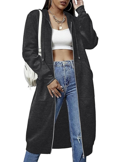🌸LAST DAY - 50% OFF🥰Women Casual Zip up Fleece Hoodies