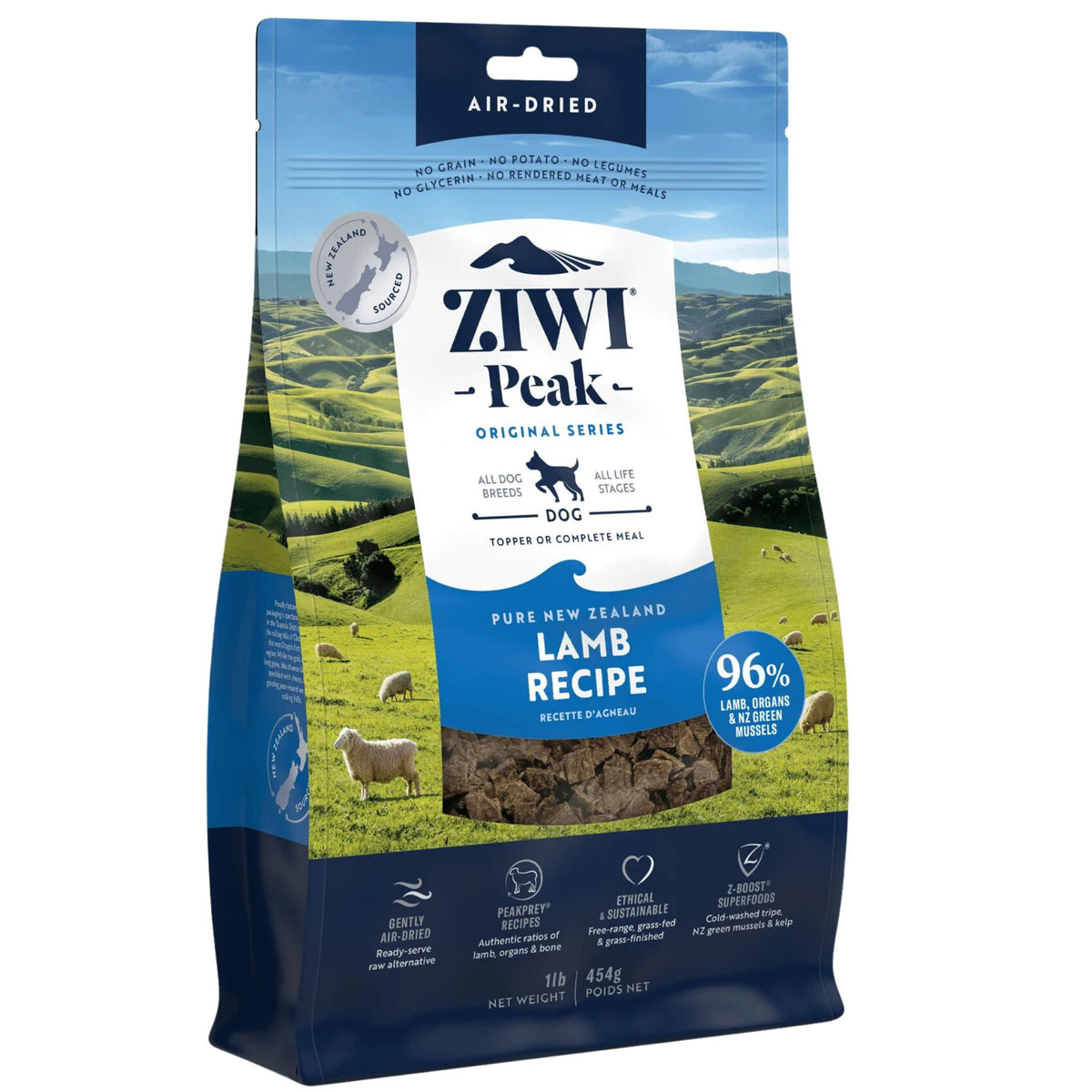ZIWI Peak Dog Food Air Dried Lamb