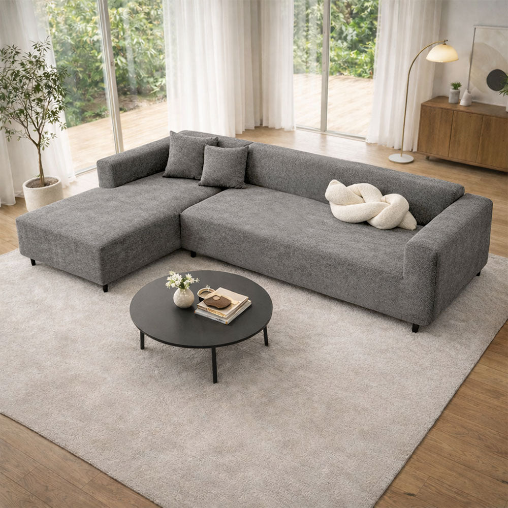 Herringbone Full Coverage Scratch-Resistant Sofa Protection Magic Stretch Couch Cover