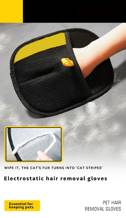 ✨Last Day Promotion- Pet hair remover Electrostatic gloves