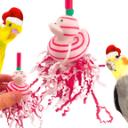 2727 Christmas Candy Cane Duck