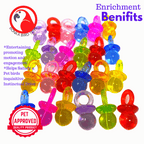 2949 Pk24 3/4" Color Tiny Pacifiers