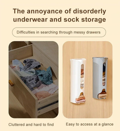 🔥Buy 1 Get 1 Free(2 pcs)🔥Wall Mounted Socks Panties Storage Box