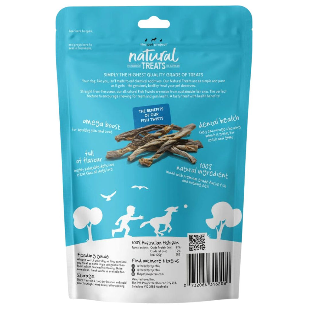 The Pet Project Natural Dog Treats Fish Twists