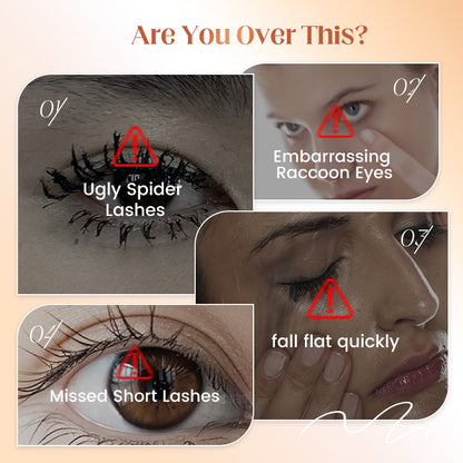 ✨LAST DAY BUY 1 GET 1 FREE!!✨Ultimate Waterproof & Sweatproof Lengthening & Curling Mascara👁️