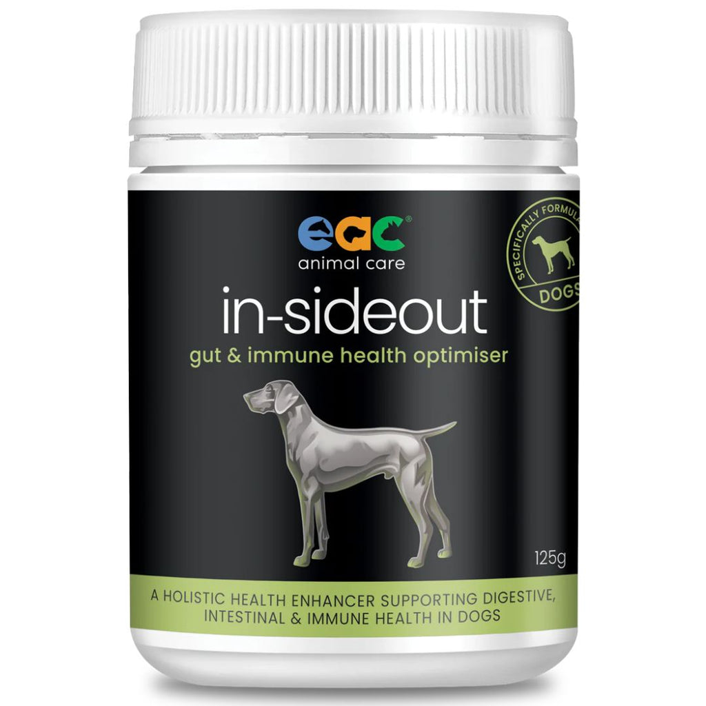 EAC Animal Care in-Sideout Dog formula - Pre & Probiotic Natural Nutraceutical Supplement for Dogs