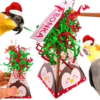 2745 Penguin Christmas Crinkle Cone