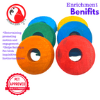 2936 Pk6 Colored Wooden Wheel