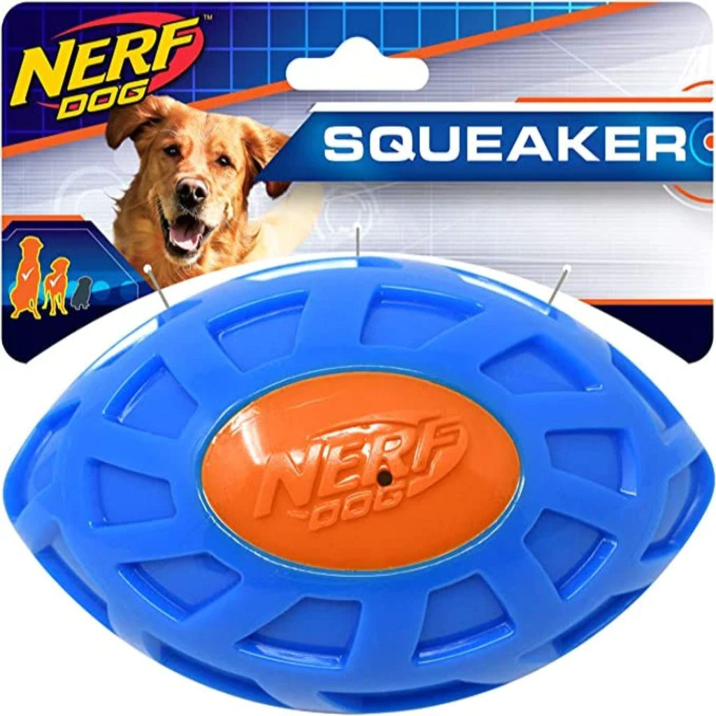 Nerf Dog Toy - TPR Exo Sqeak Football 13cm