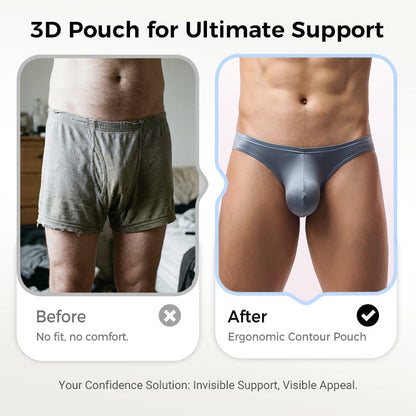 🔥 ‌Best-Selling Bundle🔥Buy 3 Get 2 Free🔥Men's Low-Rise Contoured Pouch Sexy Briefs
