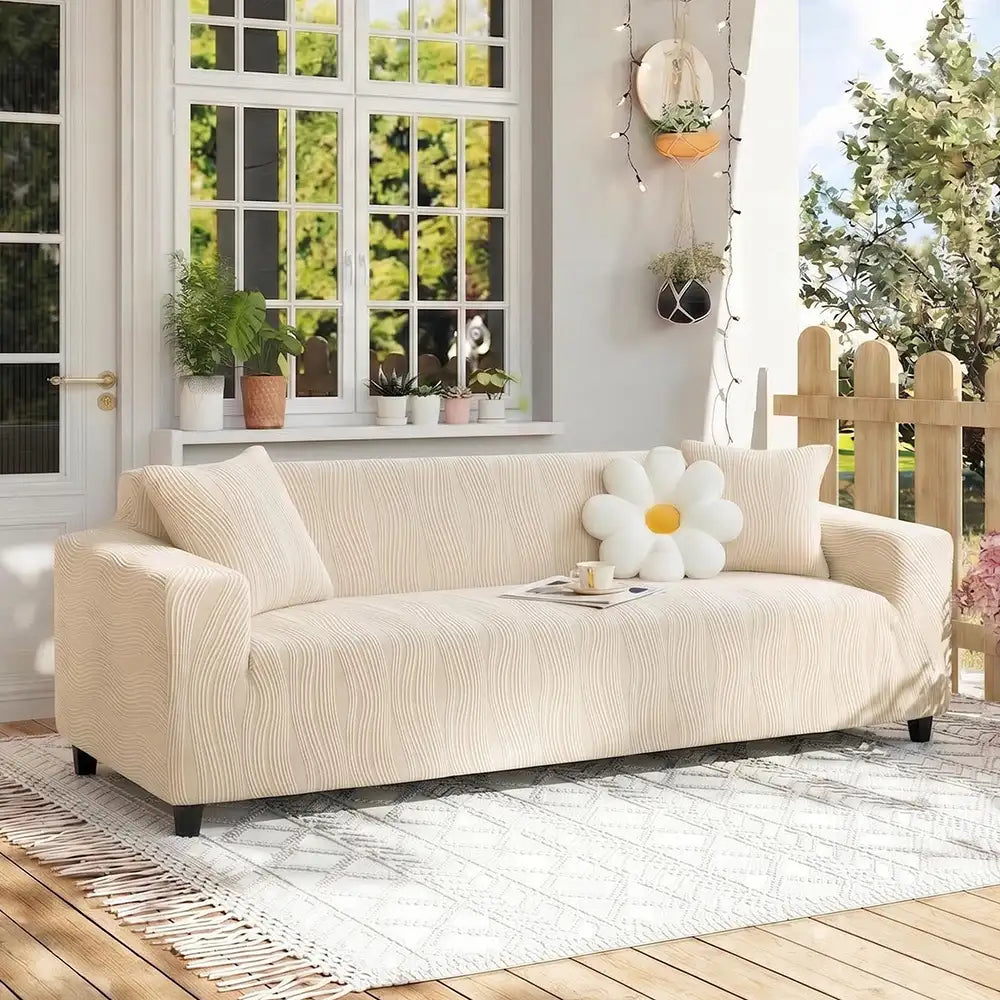 Jacquard Stretch Full-Cover Anti-scratch Couch Cover