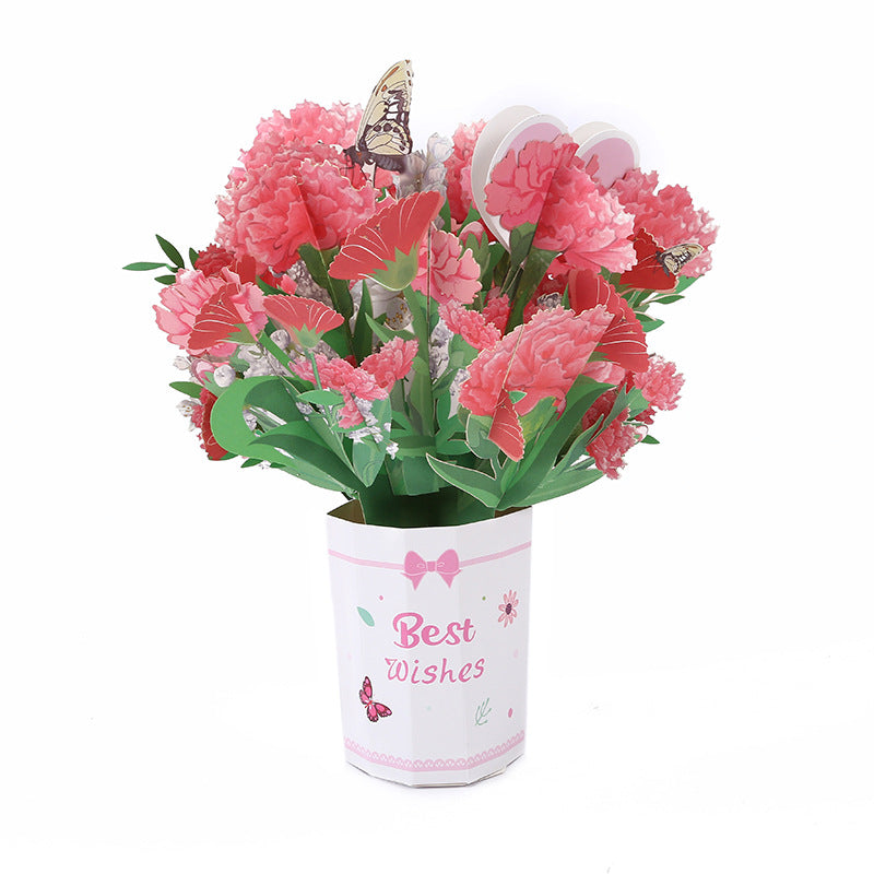🏆35K+ SOLD! 🌼💌 Forever-Blooming 3D Flower Pop-Up Card– Personalized Love Message & Everlasting Bloom 🎁