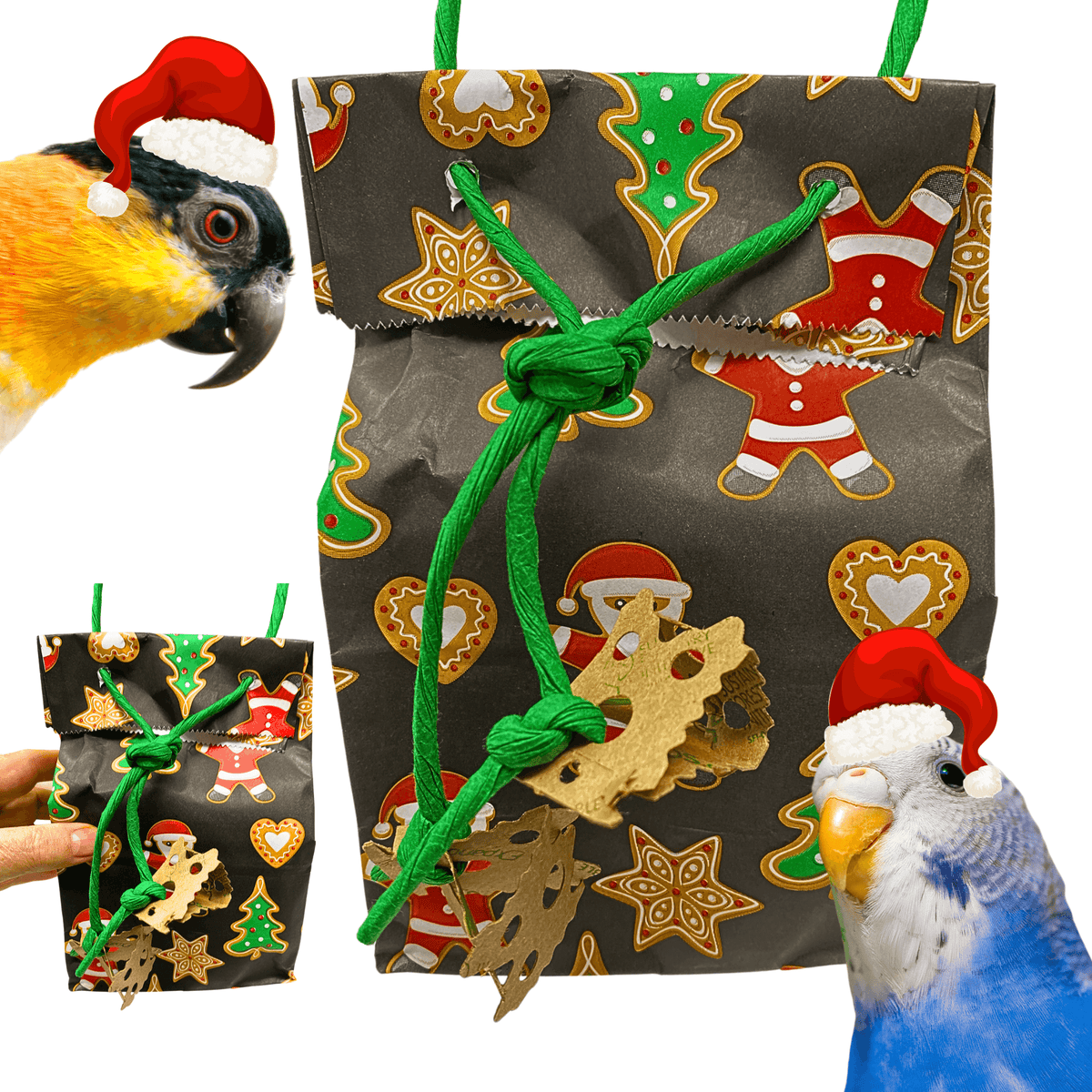 2749 Santa Christmas Treat Bag