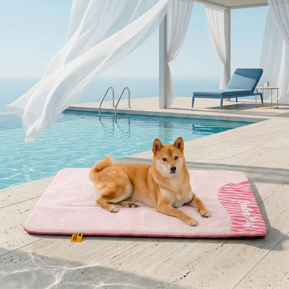 Large Washable Cooling Non-slip Outdoor Dog Mat - Cooling Nap