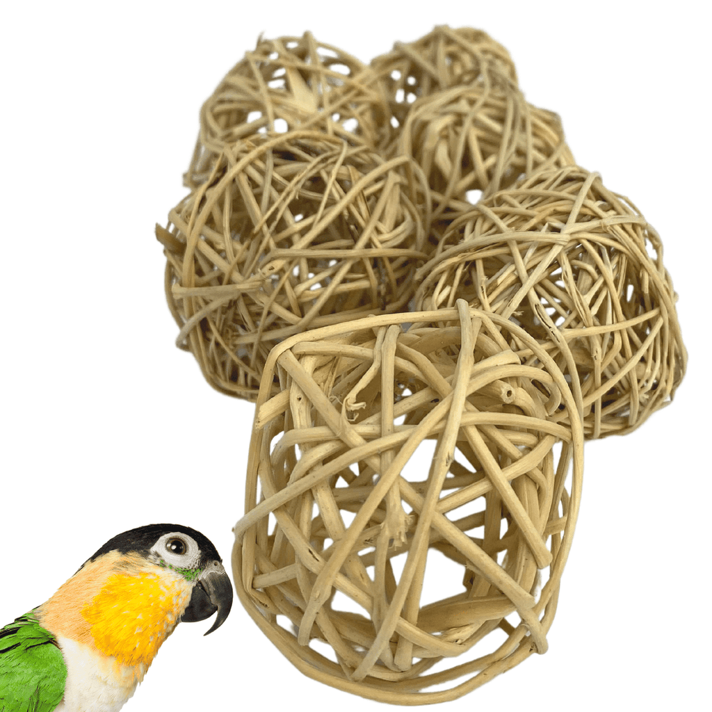 3354 Pk 6 Natural Vine Ball 2 inch