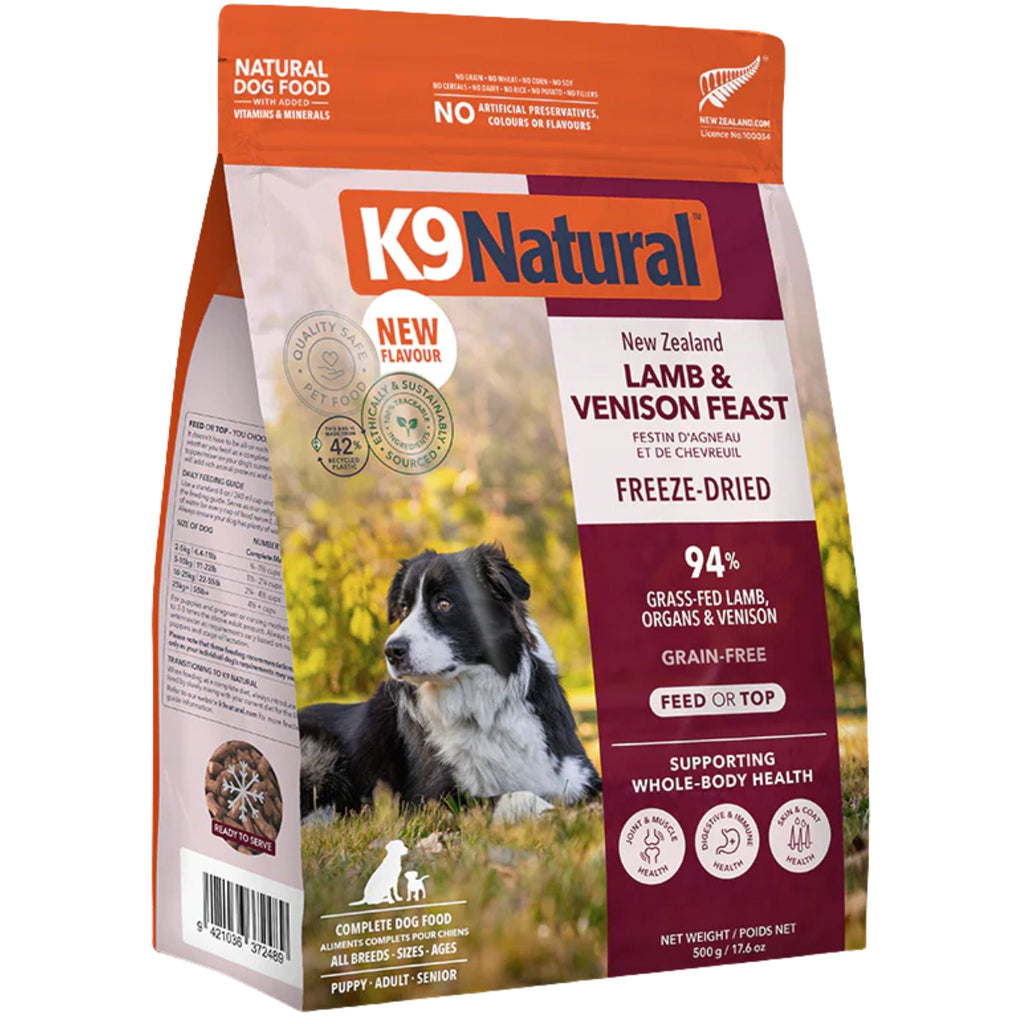 K9 Natural Lamb & Venison Feast Freeze Dried Dog Food