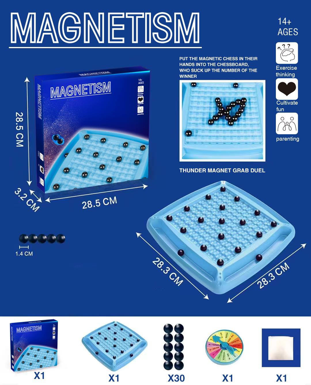 🧑‍🎄Christmas Hot Sale🎄- Magnetic Chess borad Game