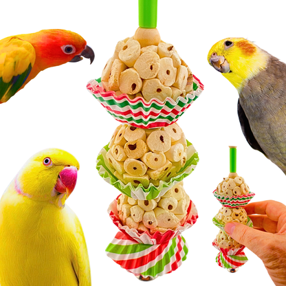 2747 Three Stripe Mini Cake Parrot Toy