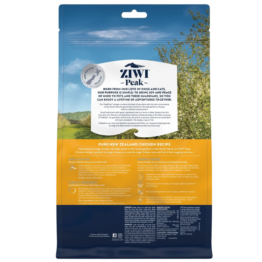 ZIWI Peak Dog Food Air Dried Free-Range Chicken
