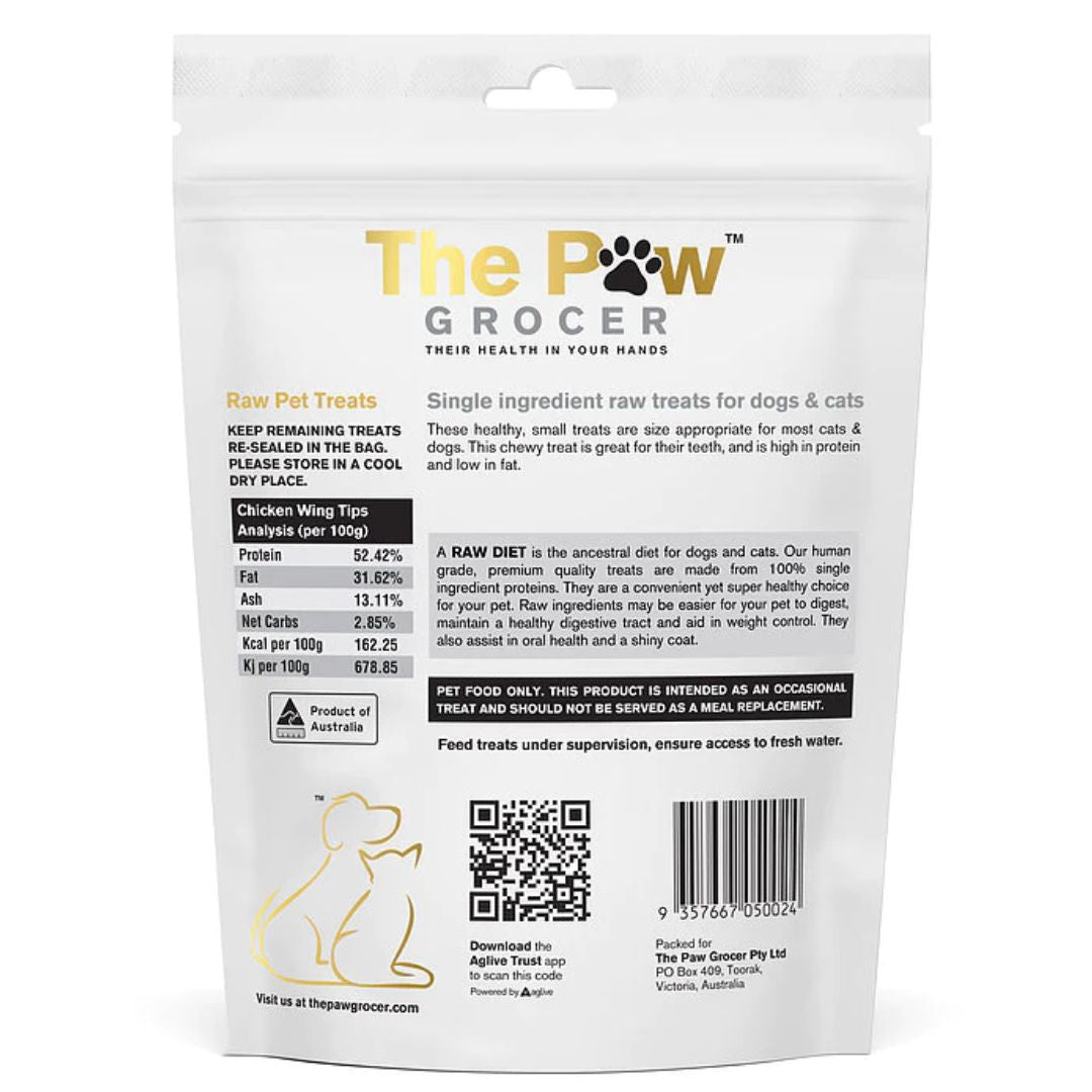 The Paw Grocer Freeze Dried Dogs & Cats Treats Chicken Wing Tips