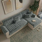 Water-resistant Fluffy Soft Furniture Protector Sectional Couch Cover-EverDry