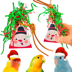 2903 Snowman Christmas Crinkle Cone