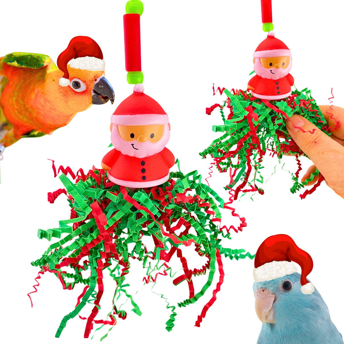 3002 Christmas Santa Crinkle