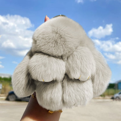 💕Early Bird Special Offer: 60% OFF🐰 Handmade Soft Bunny PomPom Charms