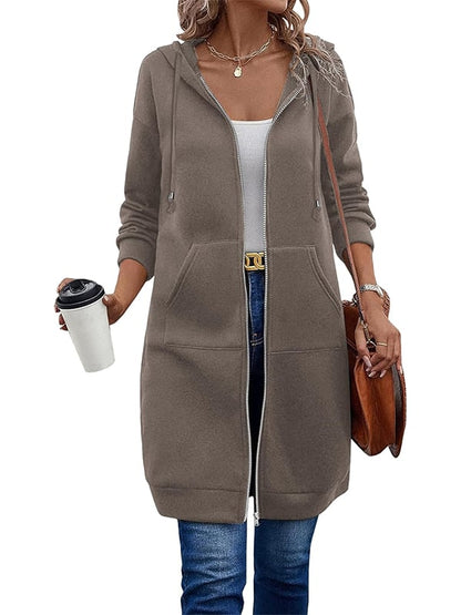 🌸LAST DAY - 50% OFF🥰Women Casual Zip up Fleece Hoodies