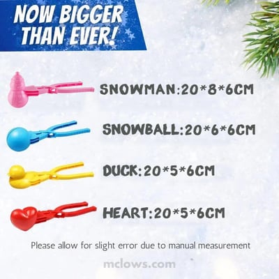 🎁Xmas  Hot Sales - 49% OFF🎅Endless Fun Snowball Kit