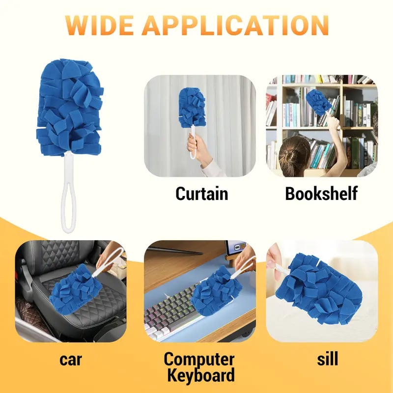 ⏰Last Day 60% OFF✨ 360° Electrostatic Duster Refills with Duster handles — The Sustainable Choice for a Dust-Free Home