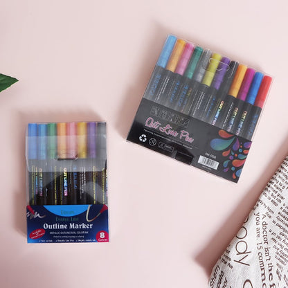 🔥🖌 Best-Selling Dual-Line Highlighter