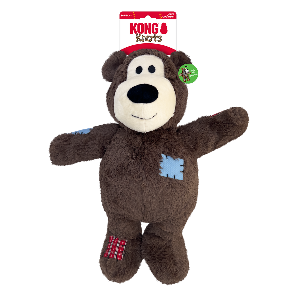 KONG Dog Toys Wild Knots Bear Assorted