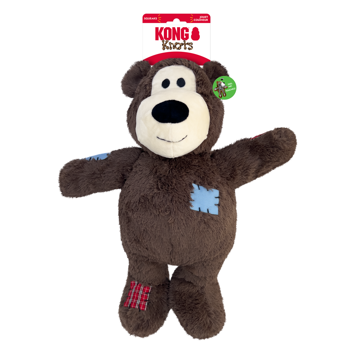 KONG Dog Toys Wild Knots Bear Assorted