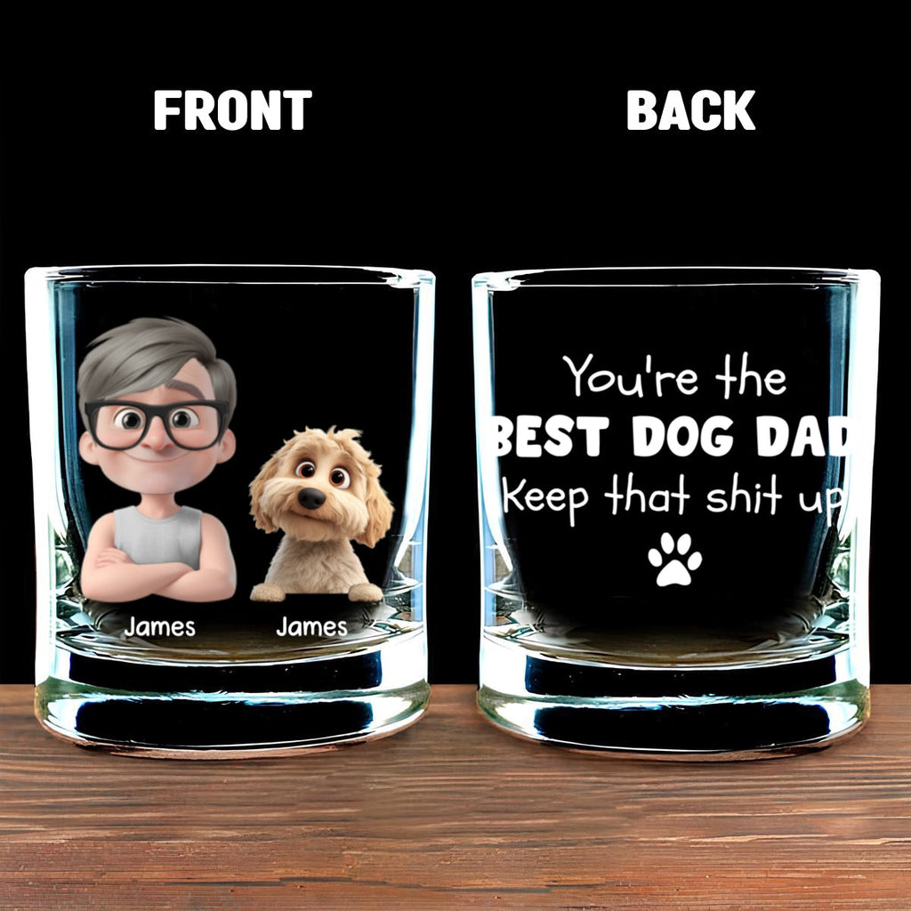 Keep That Shit Up - Personalized Whiskey Glass
