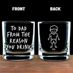Your Reasons - Personalized Whiskey Glass