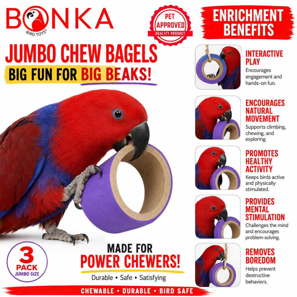 3141 pk3 5 Inch Jumbo Chew Bagels