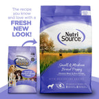 NutriSource Small & Medium Breed Puppy Chicken & Rice Dry Dog Food, 26-lb